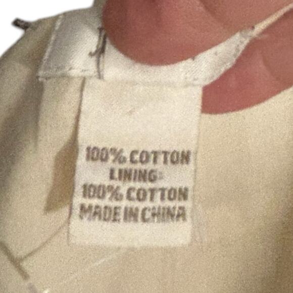 J. Crew Mirabel Mini Dress Women’s 6 Embroidered Floral Cream Coral Empire Waist - Picture 6 of 7